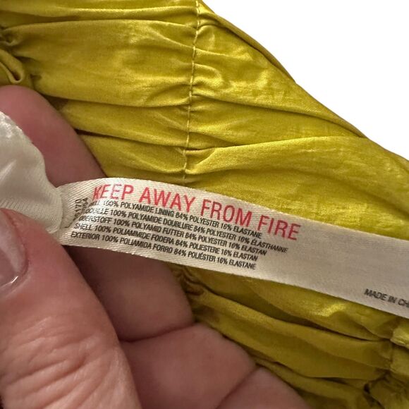 FP MOVEMENT The‎ Way Home Athletic Shorts Neon Green Medium - Picture 5 of 5